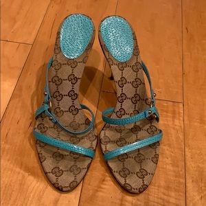 Authentic Gucci Heeled Sandals